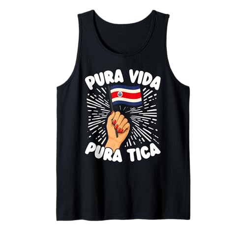 Costa Rica Damen Design Pura Tica Tank Top von Costa Rica Pride Designs for Costa Rican Men Women
