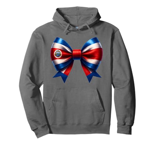 Bogen für Damen aus Costa Rica, Pura Vida, Flagge Costa Ricas, Mädchen, Kinder Pullover Hoodie von Costa Rican Girl Coquette Costa Rica Flag Apparel