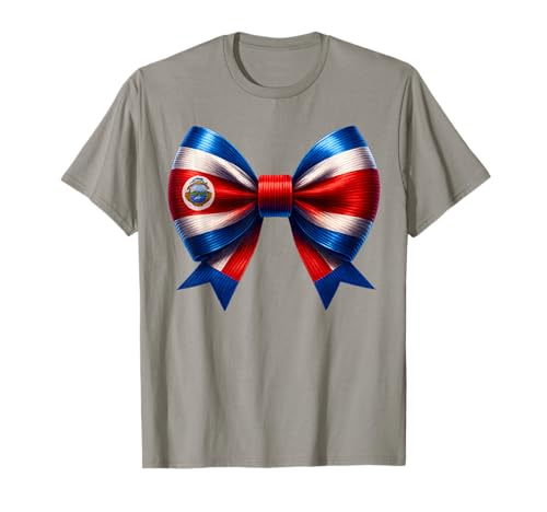Bogen für Damen aus Costa Rica, Pura Vida, Flagge Costa Ricas, Mädchen, Kinder T-Shirt von Costa Rican Girl Coquette Costa Rica Flag Apparel