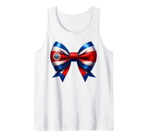 Bogen für Damen aus Costa Rica, Pura Vida, Flagge Costa Ricas, Mädchen, Kinder Tank Top von Costa Rican Girl Coquette Costa Rica Flag Apparel