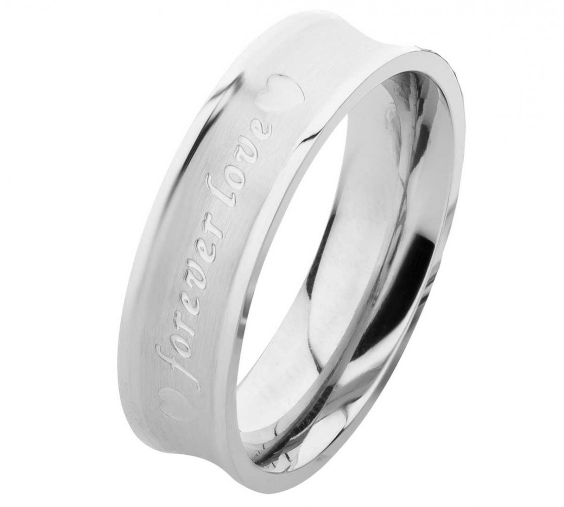 Herrenring Edelstahl HE099 Forever LOVE von Costina