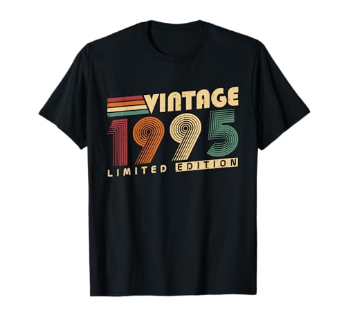 Vintage 1995 Retro Geschenk 30. Geburtstag Männer Frauen T-Shirt Vintage 1995 Retro Geschenk 30. Geburtstag Männer Frauen T-Shirt von Costume 30e Anniversaire pour Nées En 1995