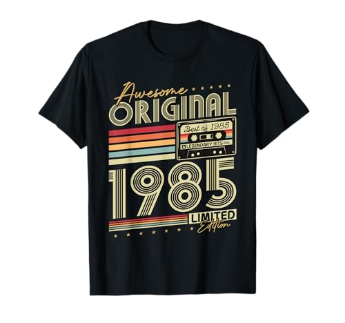 Original 1985 Vintage 40. Geburtstag Geschenk Frauen Männer T-Shirt Original 1985 Vintage 40. Geburtstag Geschenk Frauen Männer T-Shirt von Costume 40e Anniversaire pour Nées En 1985
