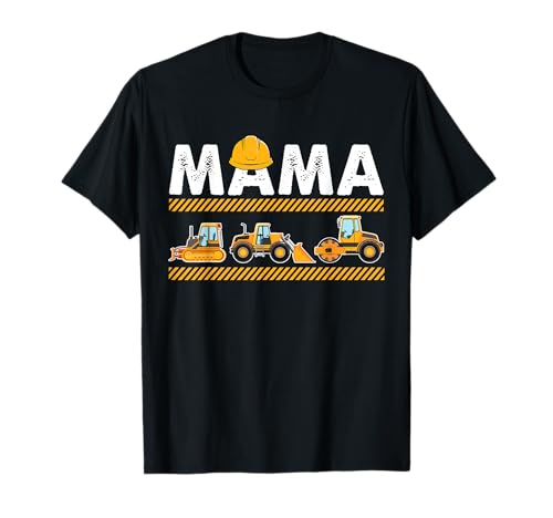 Funny Mama Construction Bagger Kids Matching Family T-Shirt von Costume Construction Truck Matching Family
