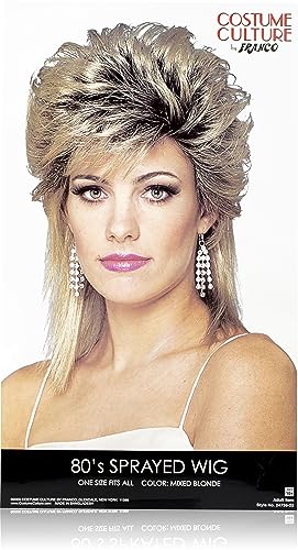 Costume Culture Coolness-Perücke für Damen, gemischtes Blond, Einheitsgröße von Costume Culture