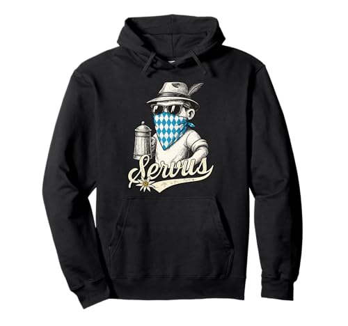 Tracht Servus Dirndl Lederhosen Bayerischer Trachten Ersatz Pullover Hoodie Tracht Servus Dirndl Lederhosen Bayerischer Trachten Ersatz Pullover Hoodie von Costume Dirndl Dialect Typical Cool German Outfit