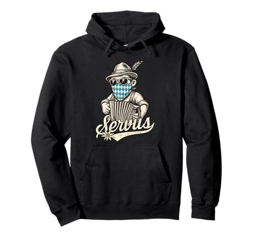 Tracht Servus Dirndl Lederhosen Bayerischer Trachten Ersatz Pullover Hoodie Tracht Servus Dirndl Lederhosen Bayerischer Trachten Ersatz Pullover Hoodie von Costume Dirndl Dialect Typical Cool German Outfit