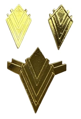 Battlestar Galactica BSG Junior Flight Wings and Captain Rank Pins Set Authentic Sci-Fi Insignia Replica Cosplay von Costumeteers