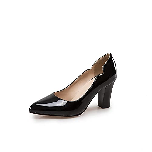 CosyFever Damen DC442 Pumps mit Klobig Mitte Klobig Abend Spitze Zehe Schwarz - 41.5 EU CosyFever Damen DC442 Pumps mit Klobig Mitte Klobig Abend Spitze Zehe Schwarz - 41.5 EU von CosyFever