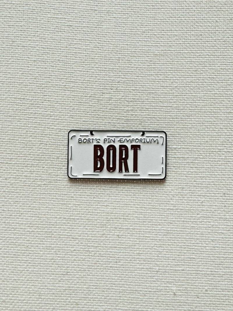 Bart Simpson Bort Nummernschild Die Simpsons Metall Emaille Pin Anstecker Bart Simpson Bort Nummernschild Die Simpsons Metall Emaille Pin Anstecker von CosyIslandLiving