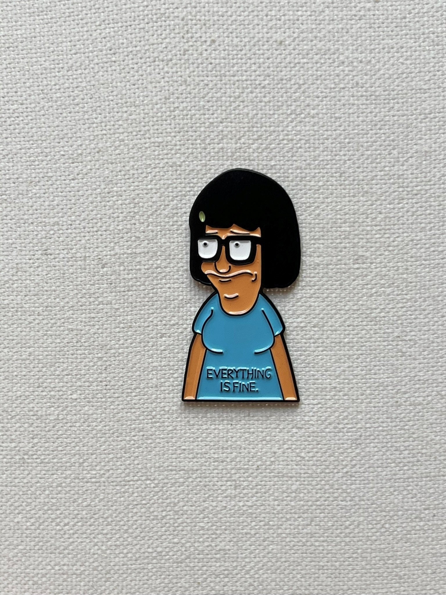 Bob's Burgers - Tina Belcher Alles Ist Fein Metall Emaille Pin Anstecker Anstecknadel Bob's Burgers - Tina Belcher Alles Ist Fein Metall Emaille Pin Anstecker Anstecknadel von CosyIslandLiving