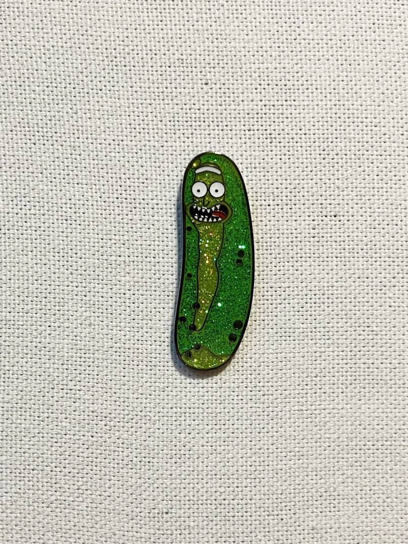 Cartoon Glitter Pickle Metall Emaille Pin Anstecker Gurke Anstecknadel Tasche Rucksack Jacke Accessoire Cartoon Glitter Pickle Metall Emaille Pin Anstecker Gurke Anstecknadel Tasche Rucksack Jacke Accessoire von CosyIslandLiving