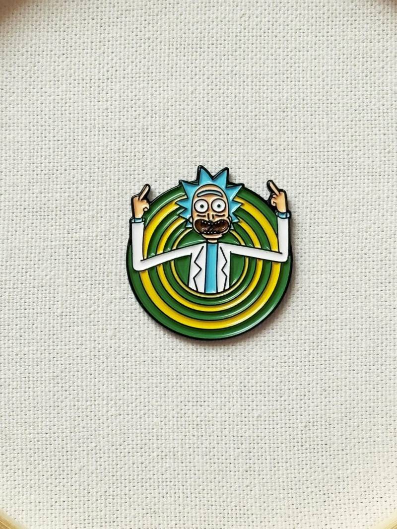 Cartoon Metall Emaille Pin Anstecker Anstecknadel Tasche Rucksack Abzeichen Accessoire von CosyIslandLiving