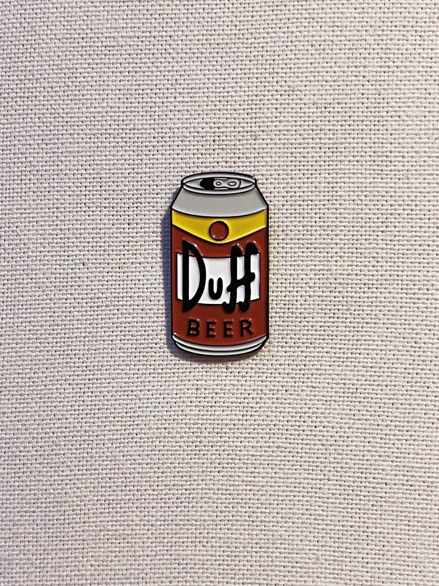 Duff Bier Dose Die Simpsons Metall Emaille Pin Anstecker Duff Bier Dose Die Simpsons Metall Emaille Pin Anstecker von CosyIslandLiving