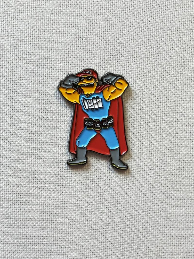 Duffman Bier Die Simpsons Metall Emaille Pin Anstecker Anstecknadel Tasche Rucksack Abzeichen Accessoire von CosyIslandLiving