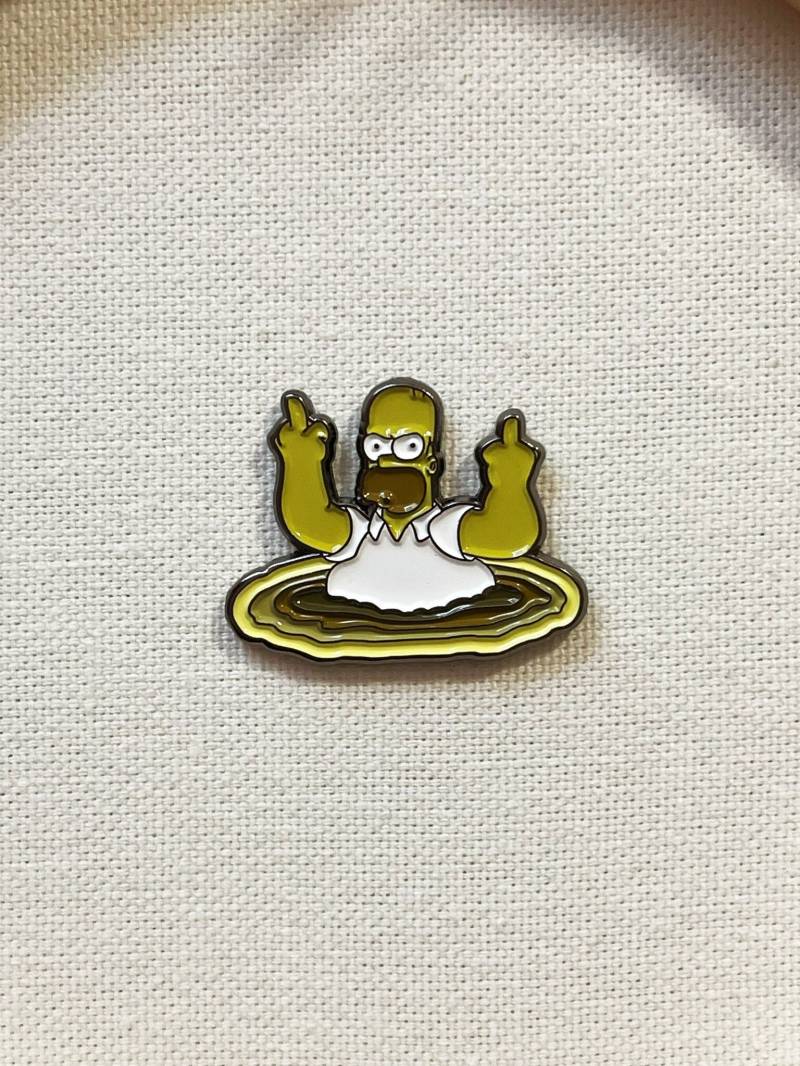 Homer Simpson Sandbox Sink Hole Die Simpsons Metall Emaille Pin Anstecker Homer Simpson Sandbox Sink Hole Die Simpsons Metall Emaille Pin Anstecker von CosyIslandLiving