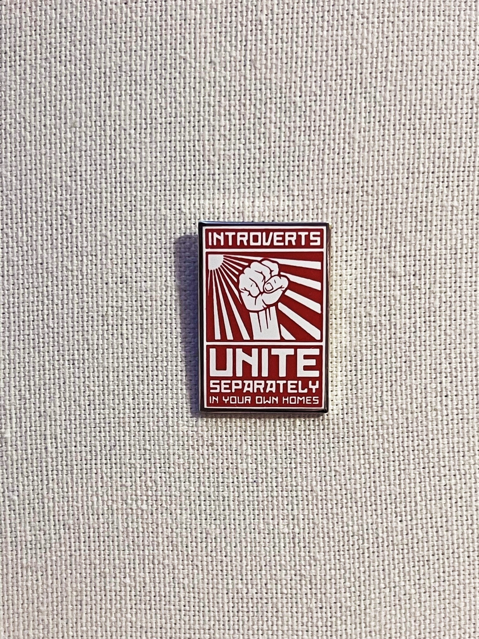 Introvertierte Vereinen Sich Getrennt in Den Eigenen Vier Wänden Metall Pin Anstecker Sarkastisch Spruch Introvertierte Vereinen Sich Getrennt in Den Eigenen Vier Wänden Metall Pin Anstecker Sarkastisch Spruch von CosyIslandLiving