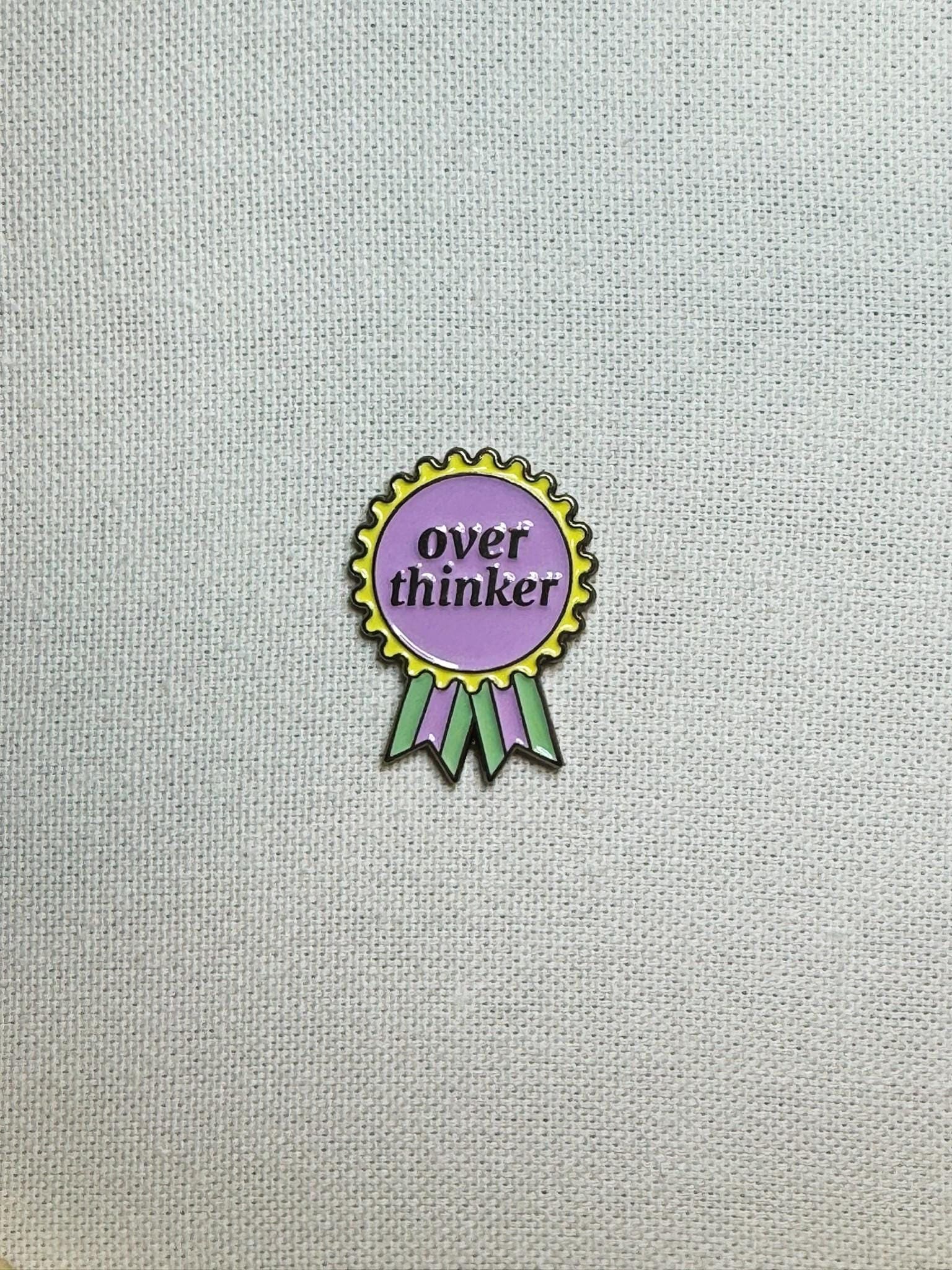 Overthinker Metall Emaille Pin Anstecker Award Orden Anstecknadel Tasche Rucksack Jacke Badge Overthinker Metall Emaille Pin Anstecker Award Orden Anstecknadel Tasche Rucksack Jacke Badge von CosyIslandLiving