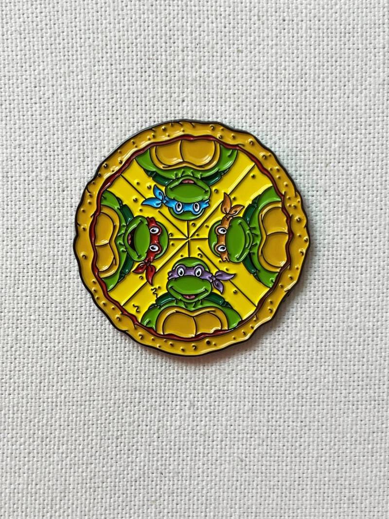 Pizza Schildkröten Metall Emaille Pin Anstecker Anstecknadel Tasche Rucksack Abzeichen Accessoire Pizza Schildkröten Metall Emaille Pin Anstecker Anstecknadel Tasche Rucksack Abzeichen Accessoire von CosyIslandLiving
