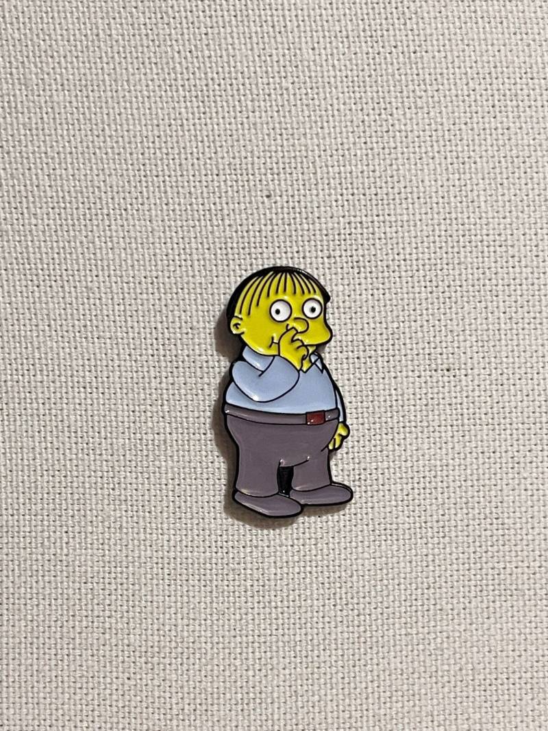 Ralph Wiggum Die Simpsons Metall Emaille Pin Anstecker Anstecknadel Tasche Rucksack Abzeichen Accessoire von CosyIslandLiving