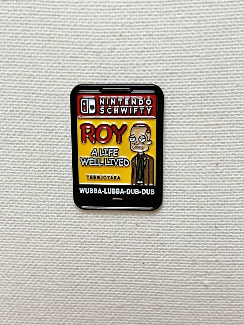 Schwifty Roy Wubba Embba Dub Metall Emaille Pin Anstecker Videospiel Anstecknadel Tasche Rucksack Abzeichen Accessoire von CosyIslandLiving