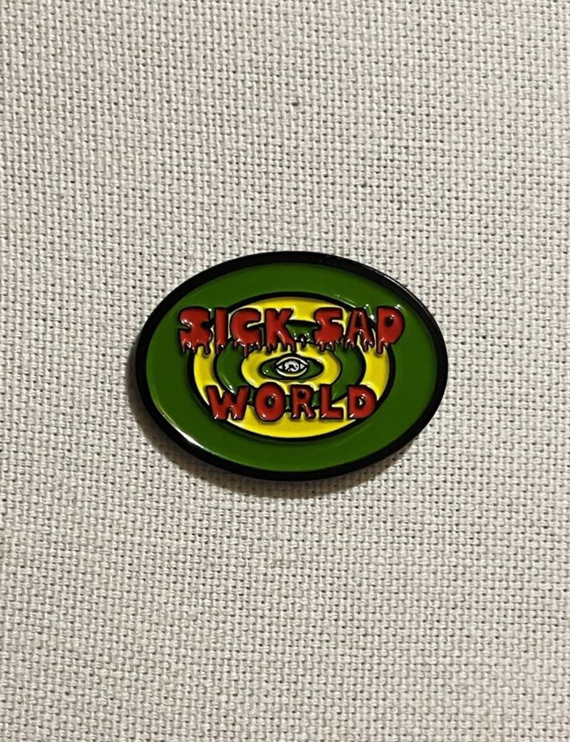 Sick Sad World Metall Emaille Pin Anstecker Anstecknadel Tasche Rucksack Abzeichen Accessoire Sick Sad World Metall Emaille Pin Anstecker Anstecknadel Tasche Rucksack Abzeichen Accessoire von CosyIslandLiving
