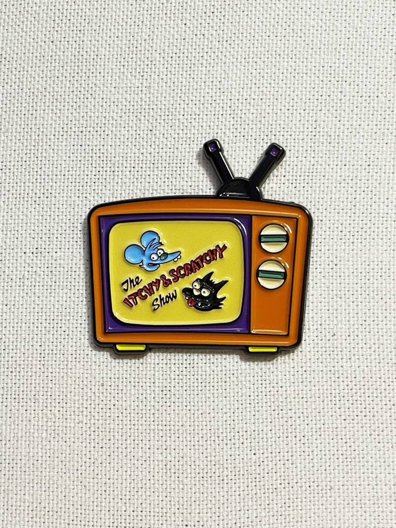 The Itchy & Scratchy Show Tv Vintage Die Simpsons Metall Emaille Pin Anstecker 90Er Jahre Cartoon Anstecknadel Tasche Rucksack Accessoire The Itchy & Scratchy Show Tv Vintage Die Simpsons Metall Emaille Pin Anstecker 90Er Jahre Cartoon Anstecknadel Tasche Rucksack Accessoire von CosyIslandLiving