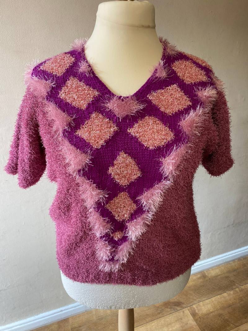 Pullover Kurzarm von CosyKnitting121