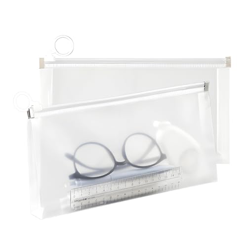 Cosyhav 6pcs Clear Pencil Case Pencil Case for Exams, Multifunctional Storage Bag for Stationery Makeup Toiletries von Cosyhav