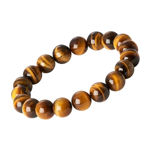 Cosysparks Tigerauge Armband, Tiger Eye Armband Naturstein Armband für Männer 10MM Tiger Eye Stein Armband Geschenk von Cosysparks