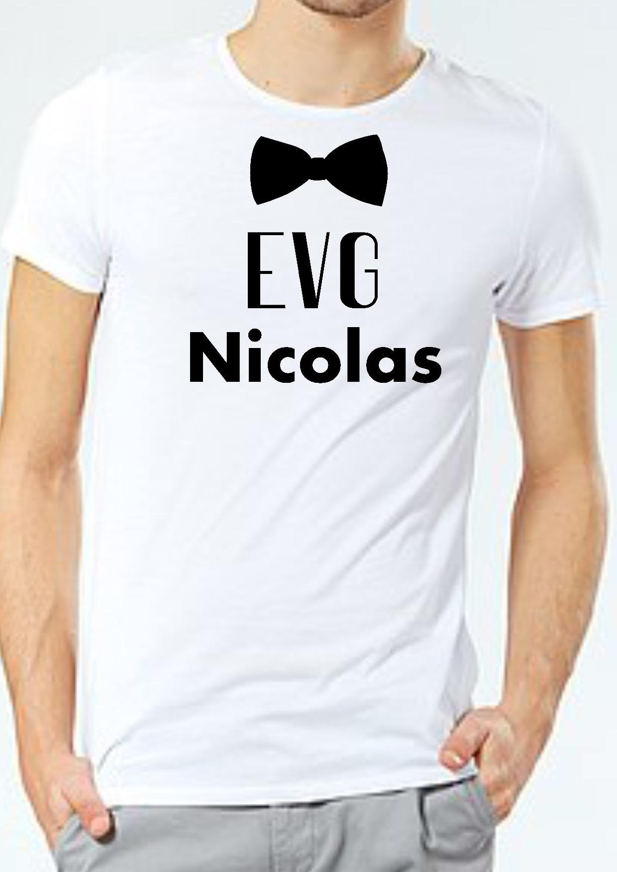 Anpassbares Bachelorette-T-Shirt Mit Vornamen von Cotebonheur