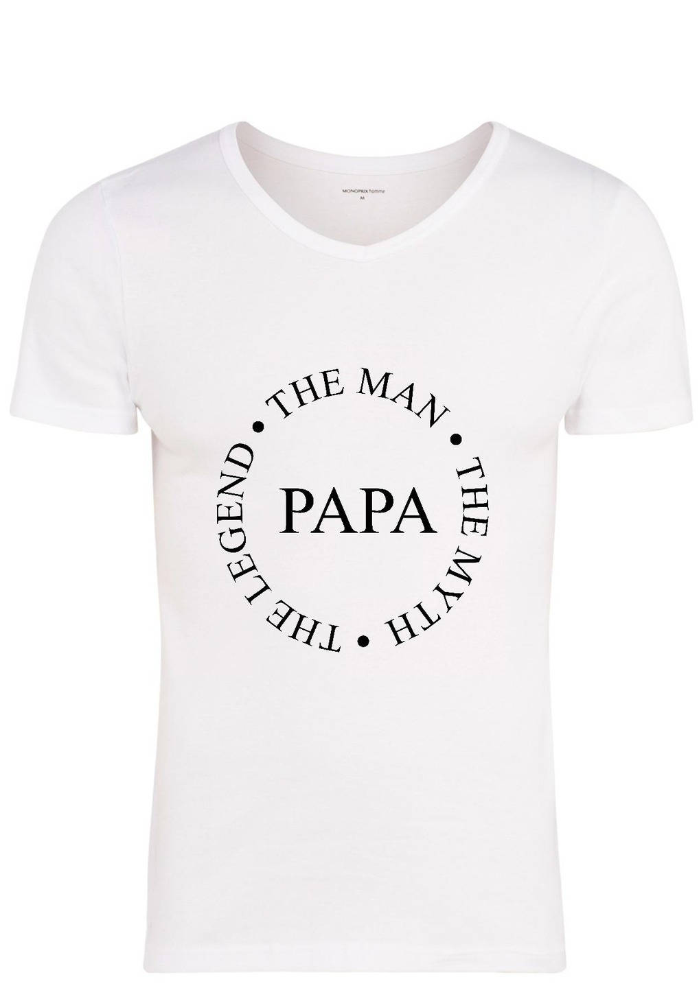 Geschenk-Papa-T-Shirt, Der Mann, Mythos, Die Legende, Alles Gute Zum Papa-Tag, Super-Papa von Cotebonheur