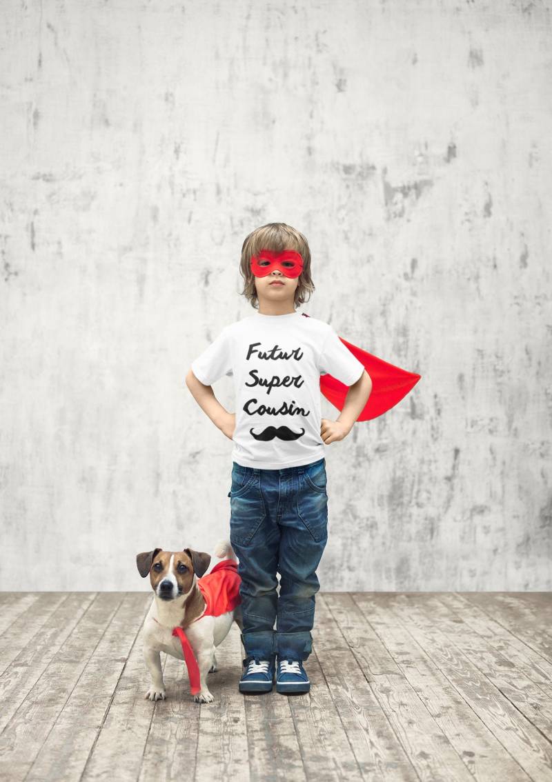 T-Shirt Zur Schwangerschaftsanzeige Für Zukünftige Supercousine, Cousine, Die Familie von Cotebonheur