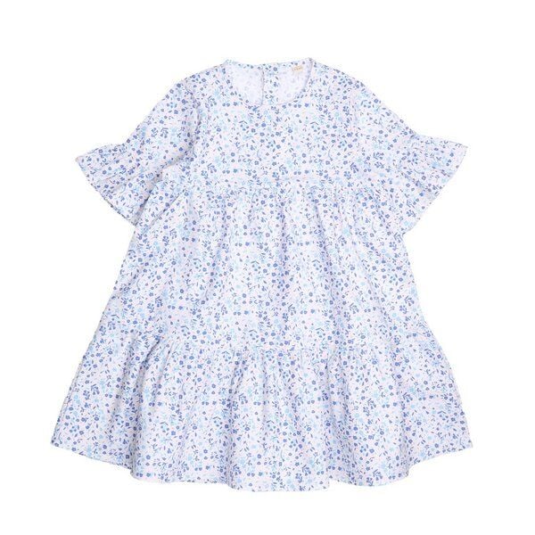 Cotokids Blue Flowers-Dress von Cotokids