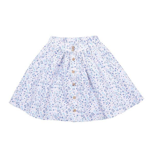 Cotokids Blue Flowers-Skirt von Cotokids
