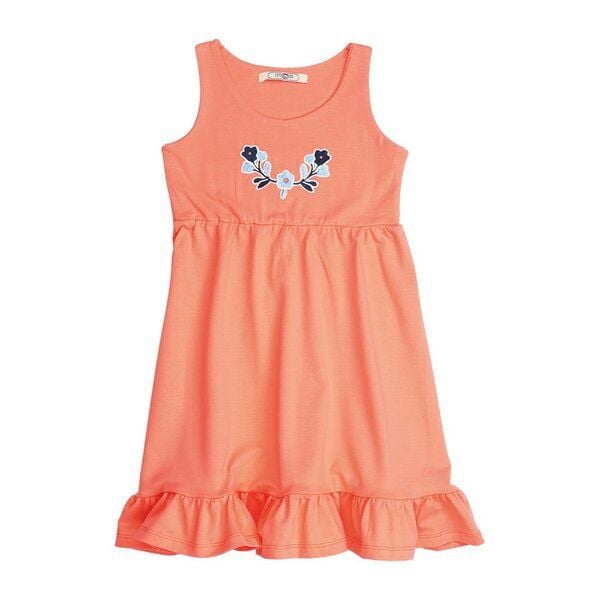 Cotokids Blue Flowers-Sleeveless Dress von Cotokids
