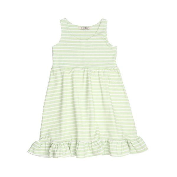 Cotokids Green stripes 14-Sleeveless Dress von Cotokids