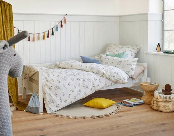 Cotonea Bio Satin-Kinderbettwäsche Safari von Cotonea