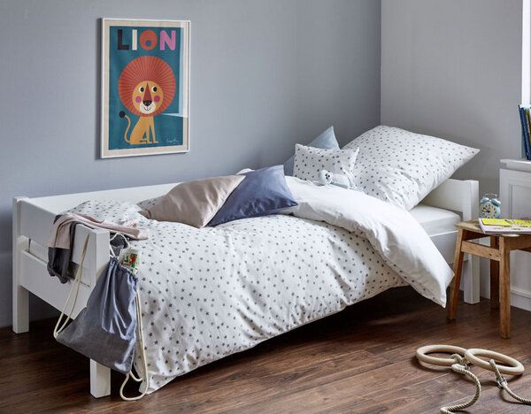 Cotonea Bio Satin-Kinderbettwäsche Sternchen von Cotonea