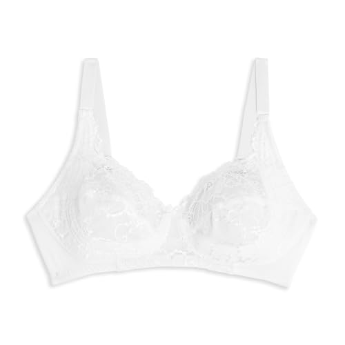 Cotonella, Emma Balconette-BH mit Cups aus Spitze und Rücken aus Mikrofaser, EIN BH mit Trägern mit Baumwolle überzogen, ohne Bügel und ohne Polster - Art. CD038 von Cotonella