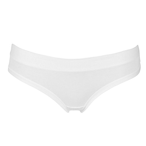 Cotonella, Mini-Slip für Damen, extra Komfort, bi-elastische Baumwolle, Art. GD018K2 Multipack (2 Stück), Weiß, M von Cotonella