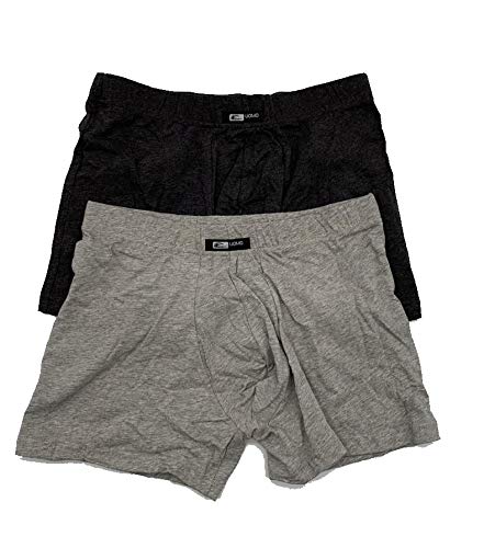 Cotonella 2 Herren-Boxershorts aus Baumwolle mit Gummizug innen Farbe Grau sortiert Größe 8/3XL Art.2397, grau, XXXL von Cotonella