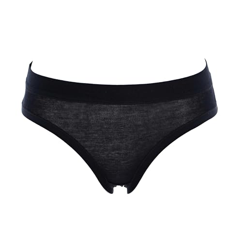 Cotonella, Damen-Slip mit extra Komfort, bi-elastische Baumwolle, Art. GD019K3 Multipack (3 Stück), Schwarz , 4/L von Cotonella