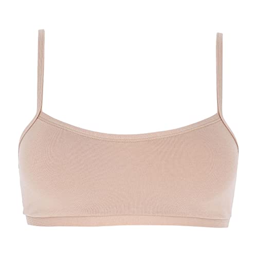 Cotonella Art. GD441, Brassiere Damen aus Baumwolle, Unterwäsche für Damen, ohne Bügel, Farben Weiß/Schwarz/Beige, beige, 5/XL von Cotonella