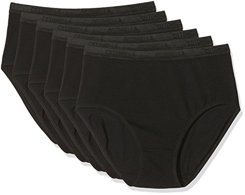 Cotonella Damen A 8126 0001 K6 Slip, Schwarz, 40 (6er Pack) von Cotonella