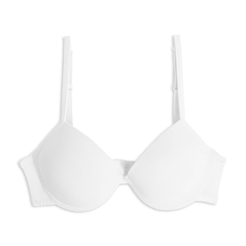 Cotonella Damen 8643 Push-Up BH, Weiß, 80B von Cotonella