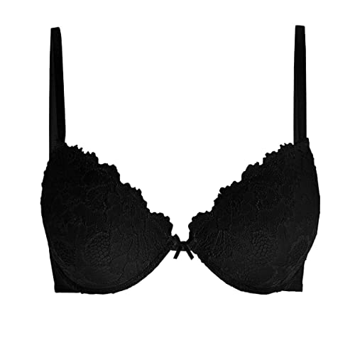 Cotonella Damen C CD0230000 Push-Up BH, Schwarz (Nero 00002), 60B von Cotonella