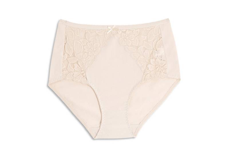 Cotonella Maxislip COTONELLA adc90 2 STÜCK Maxi Slip mit Spitze MY PIZZO 40-54 beige (cip von Cotonella