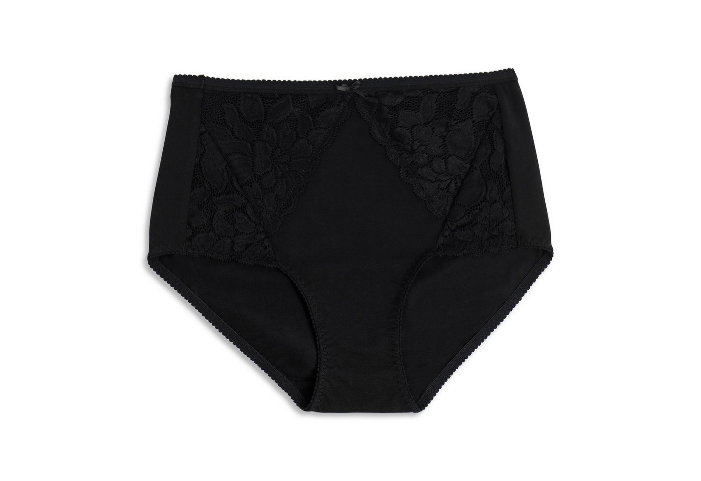Cotonella Maxislip COTONELLA adc90 2 STÜCK Maxi Slip mit Spitze MY PIZZO 40-54 schwarz von Cotonella