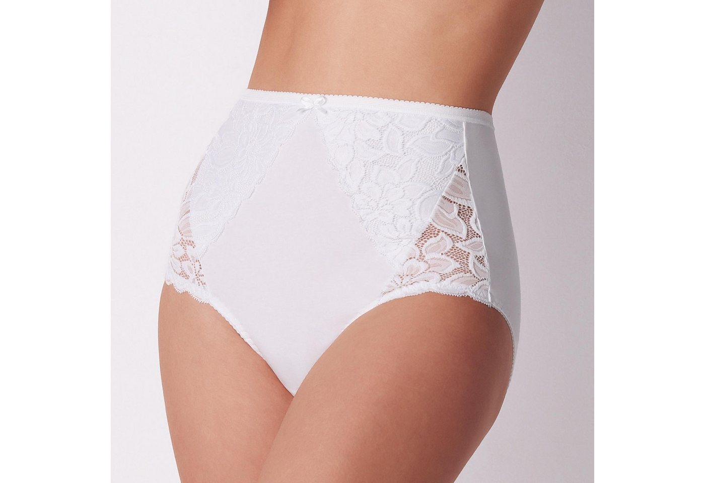 Cotonella Maxislip COTONELLA adc90 2 STÜCK Maxi Slip mit Spitze MY PIZZO 40-54 weiss von Cotonella